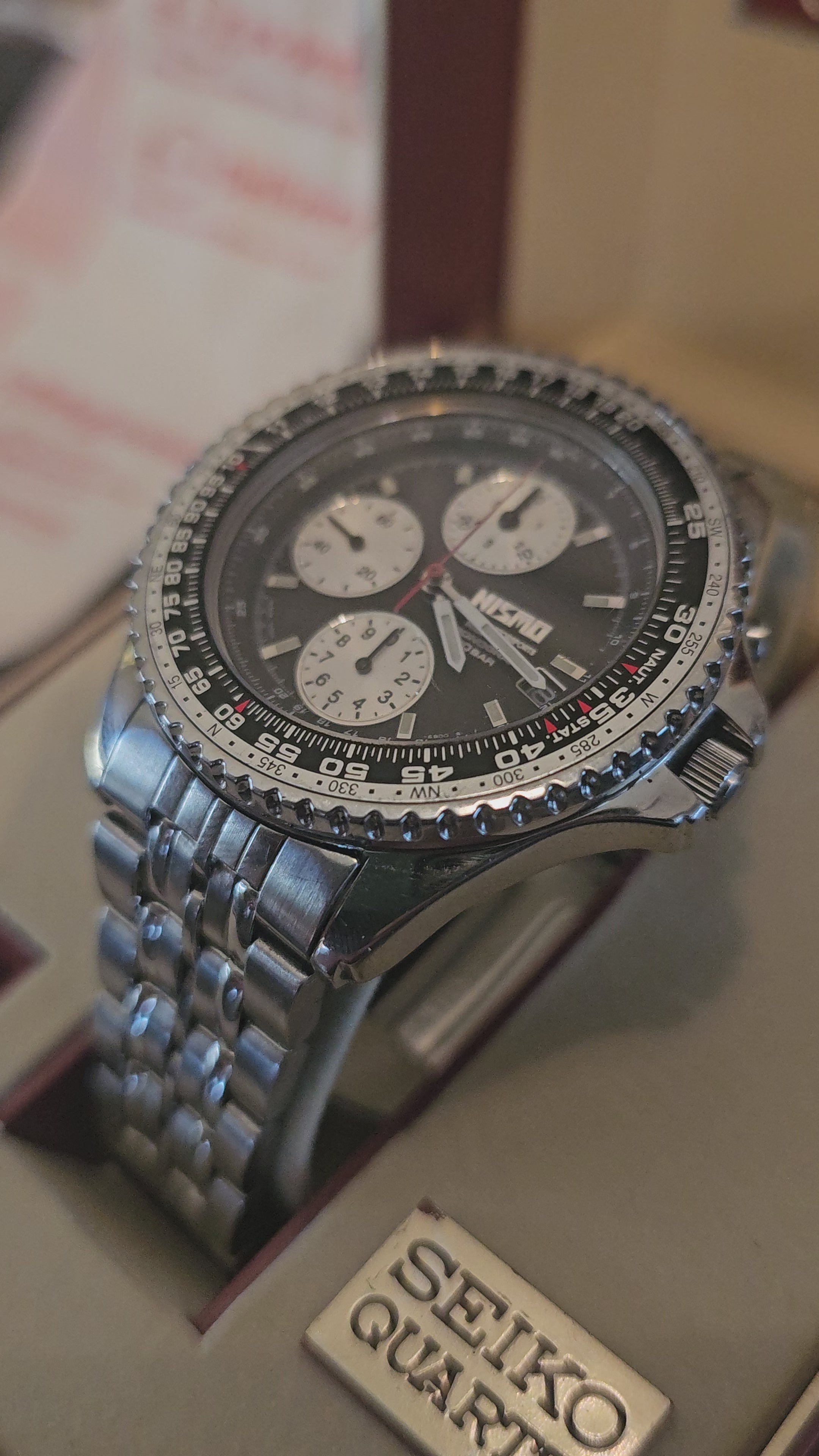 Nissan Nismo Special Old Logo Chronograph High Precision