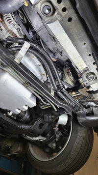 U.P.G. oil cooler hose brackets for the Skyline GTR