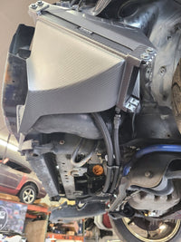 U.P.G R32 GTR oil cooler with carbon ducting -complete-