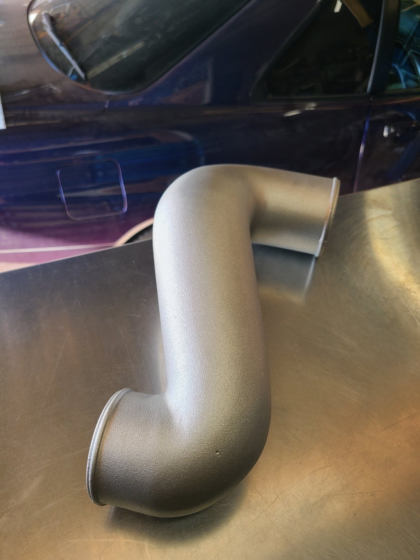 U.P.G. HKS 4R single turbo conversion hotpipe to OEM piping