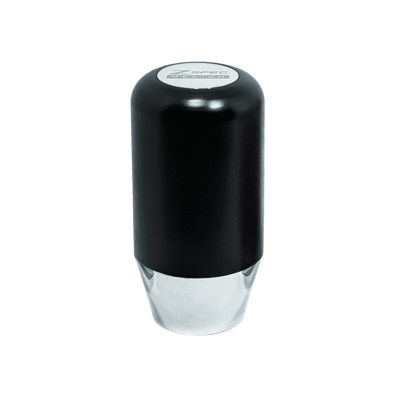 Load image into Gallery viewer, Black Delrin and stainless ZSPEC shift knob for 350z, 370z, G35, G37, Z, EVO, and RX models.
