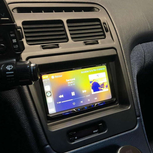 ZSPEC LHD Double-Din Radio Bezel w/Brackets for '90-99 Nissan Z32 300zx