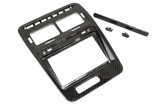 ZSPEC LHD Hydro-Dipped Double-Din Radio Bezel w/Brackets, Nissan Z32 300zx