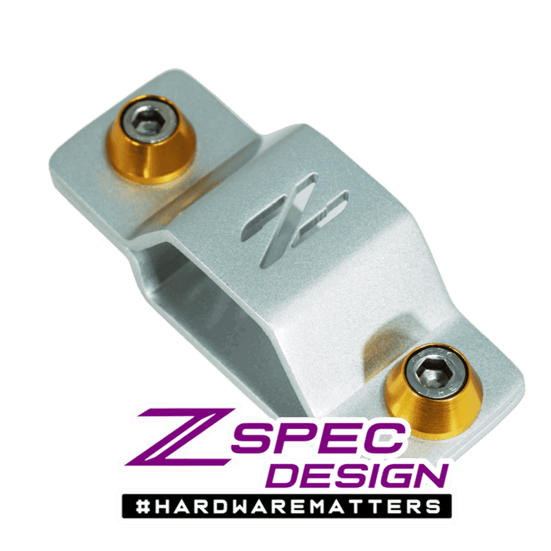Load image into Gallery viewer, ZSPEC Battery Cable Bracket for '90-99 Nissan 300zx Z32, Stainless Steel, Silver Finish
