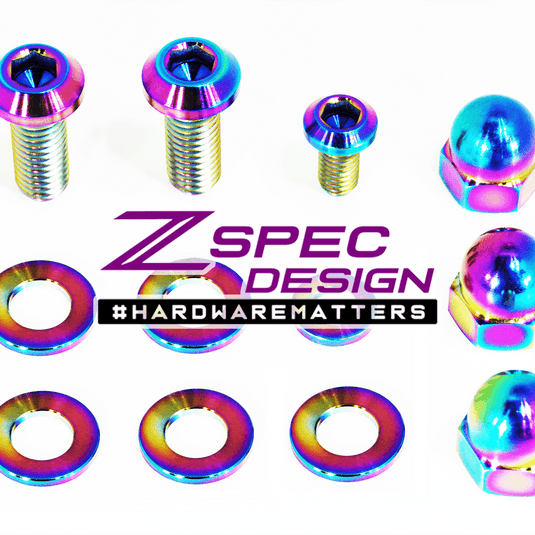 ZSPEC Balance Tube Fastener Kit for '90-96 Nissan 300zx Z32, Titanium Hardware