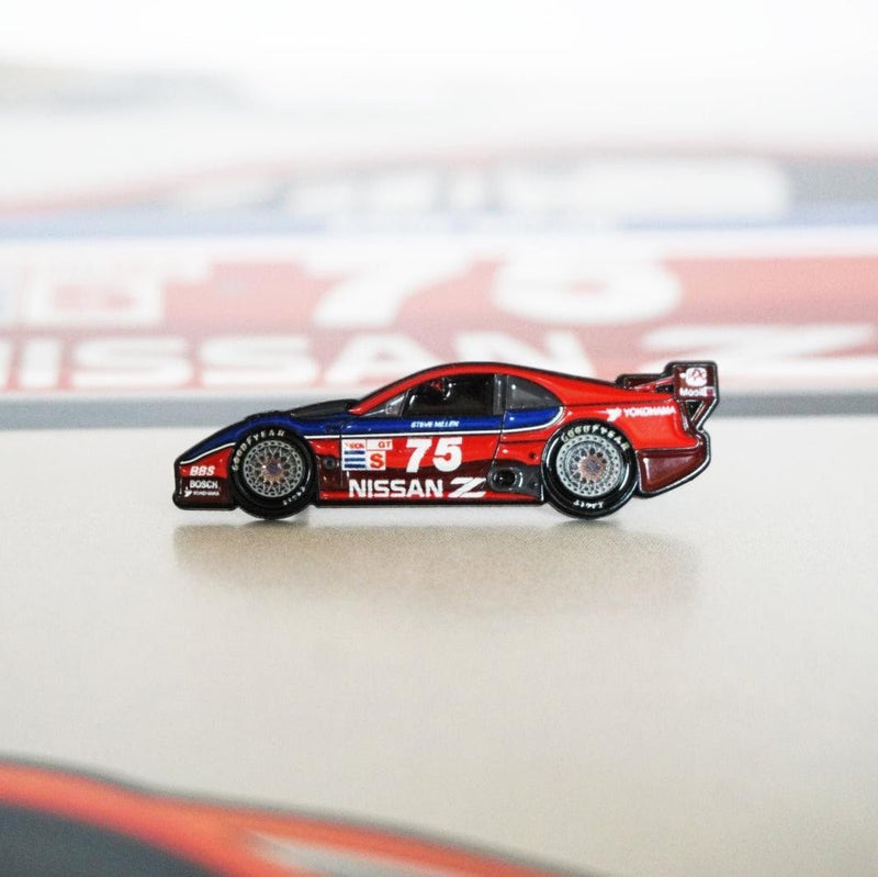 Load image into Gallery viewer, IMSA #75 Nissan Z (300zx Z32) Race Car - Collector Lapel/Hat Pin

