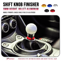ZSPEC Shift Boot Knob Finisher, Billet 6061 Aluminum, 9mm Tall, 300zx/350z/370z/Z/G/Q