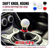 ZSPEC Round Shift Knob, M10-1.25, 207 Grams, 5-Speed, 300zx/240SX/3000GT/R32-33-34
