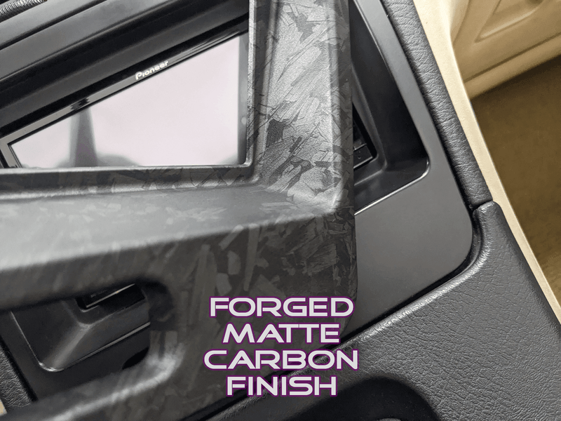 Load image into Gallery viewer, ZSPEC LHD Hydro-Dipped Double-Din Radio Bezel w/Brackets, Nissan Z32 300zx
