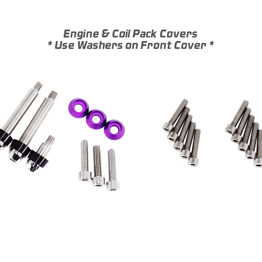 ZSPEC Stage-3 Dress Up Bolts® Kit for Nissan Skyline GT-R/GTR R32/R33/R34, Stainless & Billet