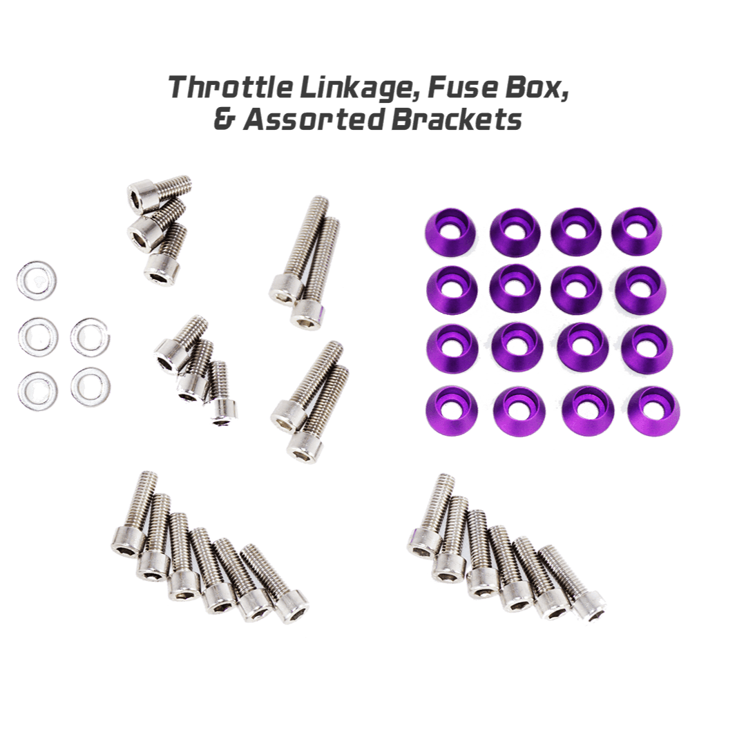 ZSPEC Stage-3 Dress Up Bolts® Kit for Nissan Skyline GT-R/GTR R32/R33/R34, Stainless & Billet