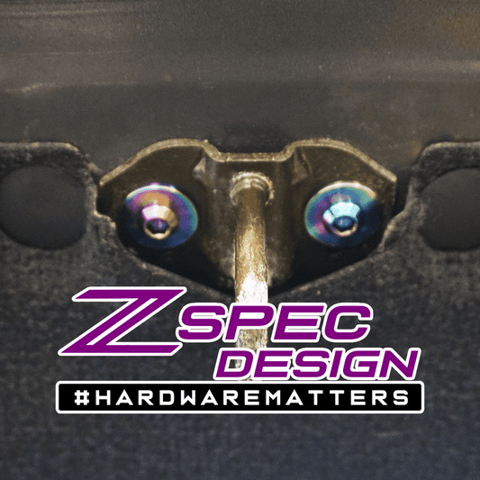 ZSPEC Dress Up Bolts® Hatch-Striker Fastener Kit for Nissan 240SX S13 (& Silvia), Titanium