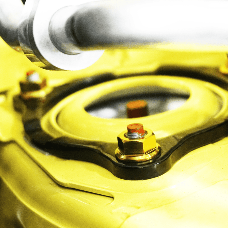 Cargue la imagen en el visor de la galería, Front Shock Tower Nuts fits Nissan Skyline GT-R/GTR R35, Titanium GR5
