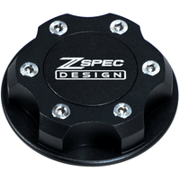 ZSPEC Billet Oil Filler Cap for Nissan/Infiniti/Datsun, Black Cap w/ Titanium Accent