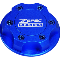 ZSPEC Billet Oil Filler Cap for Nissan/Infiniti/Datsun, Blue Cap w/ Titanium Accents