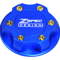 ZSPEC Billet Oil Filler Cap for Nissan/Infiniti/Datsun, Blue Cap w/ Titanium Accents