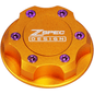 ZSPEC Billet Oil Filler Cap for Nissan/Infiniti/Datsun, Orange-Gold Cap w/Titanium Accents