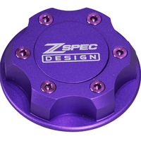 ZSPEC Billet Oil Filler Cap for Nissan/Infiniti/Datsun, Purple Cap w/ Titanium Accents