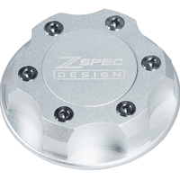 ZSPEC Billet Oil Filler Cap for Nissan/Infiniti/Datsun, Silver Cap w/ Titanium Accents