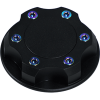 ZSPEC Billet Oil Filler Cap for Nissan/Infiniti/Datsun, Black Cap w/ Titanium Accent