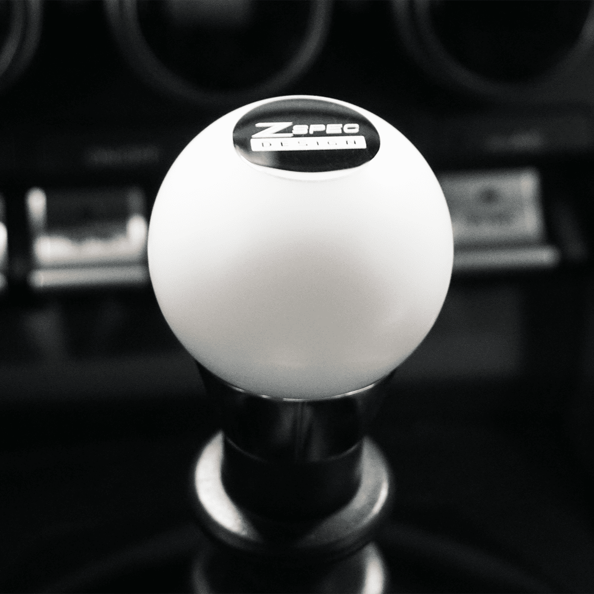 ZSPEC Round Shift Knob, M10-1.25, 207 Grams, 5-Speed, 300zx/240SX/3000GT/R32-33-34