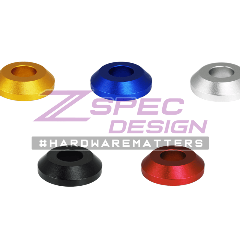 Cargue la imagen en el visor de la galería, ZSPEC Shift Boot Knob Finisher, Billet 6061 Aluminum, 9mm Tall, 300zx/350z/370z/Z/G/Q
