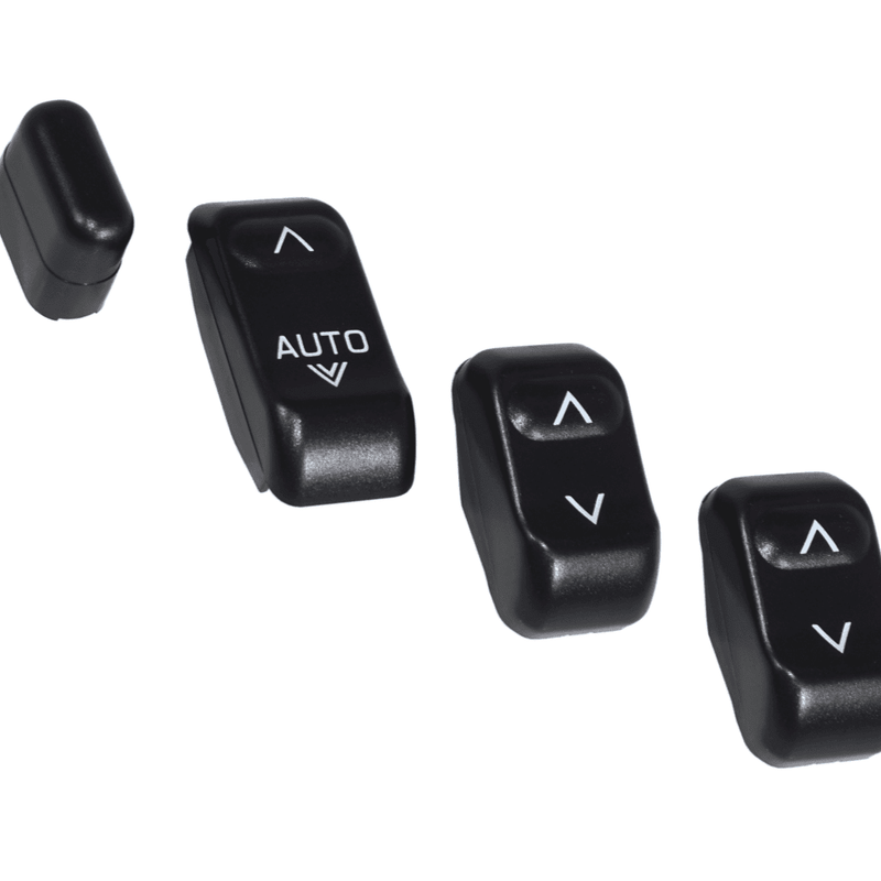 Load image into Gallery viewer, Set of four black ZSPEC non-illuminated window-switch buttons for Nissan 300zx Z32.
