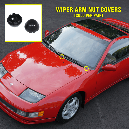 ZSPEC Wiper-Arm Nut Covers for '90-99 Nissan 300zx, Pair of Two