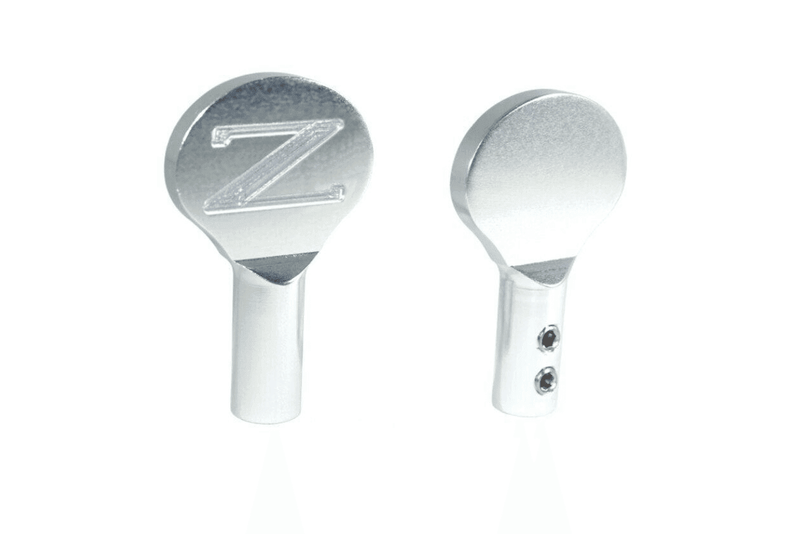 Load image into Gallery viewer, Silver billet aluminum ZSPEC dipstick handle for Nissan Z31 300ZX (84-89) with engraved Z logo.
