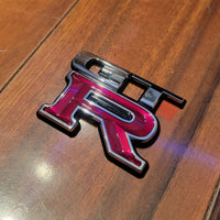 Nissan R34 Skyline GT-R Trunk Rear Emblem