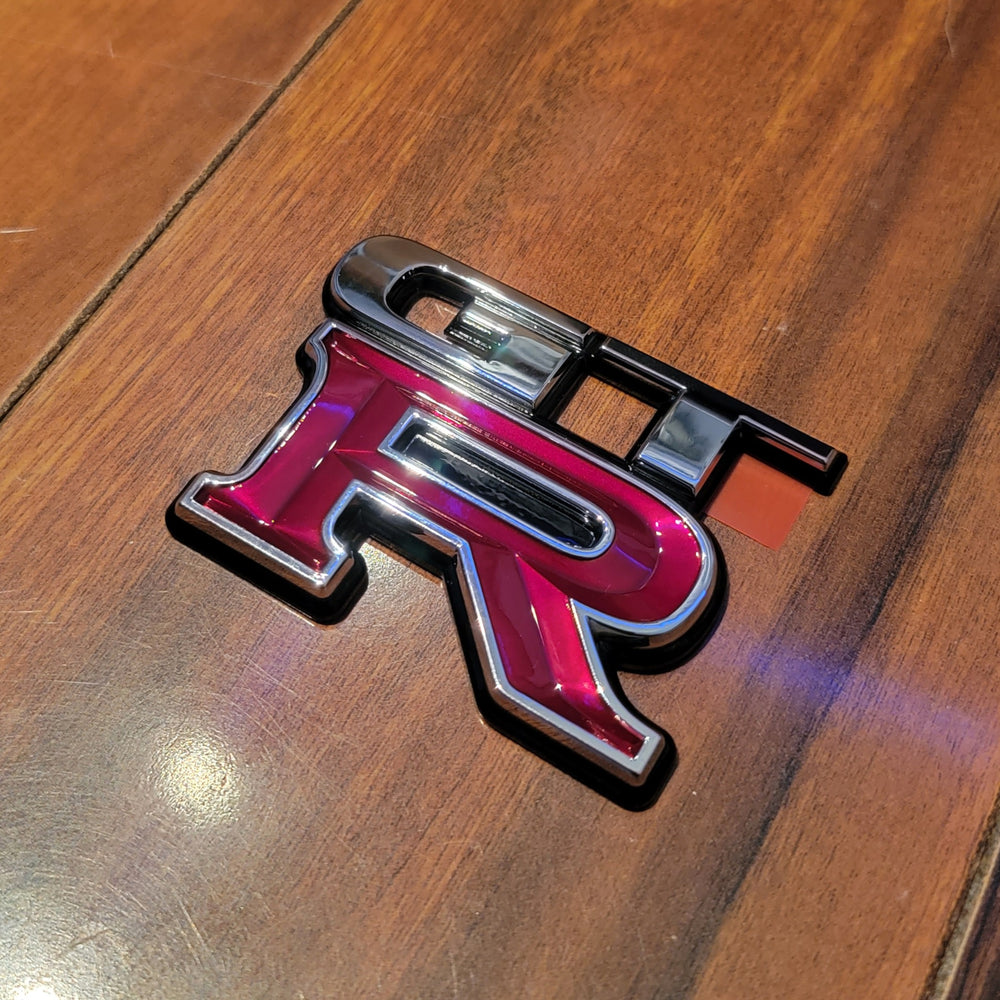 R34 Nissan Skyline GT-R Trunk Rear Emblem