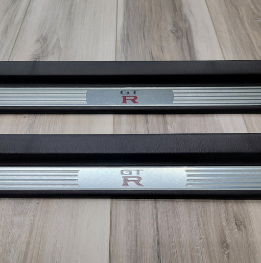 Nissan R34 Skyline GTR Interior Door Sill Cover Plate Set