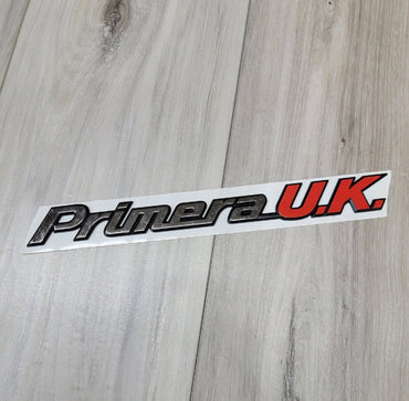P11 Primera U.K. Rear Emblem