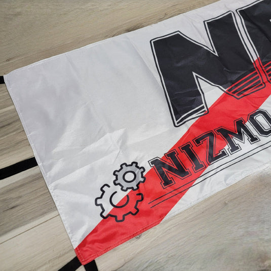 NizmoPartsPlug Japan Temporary Plate Limited Nobori Flag - NizmoPartsPlug