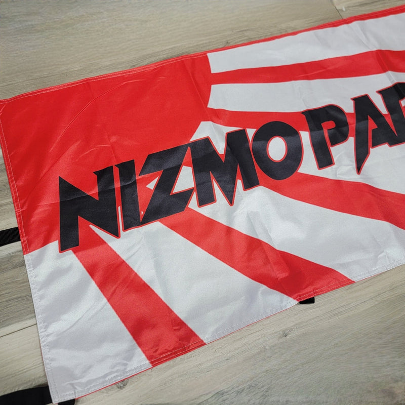 Load image into Gallery viewer, NizmoPartsPlug Japan Rising Sun Limited Nobori Flag - NizmoPartsPlug
