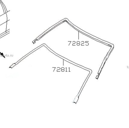 R33 Nissan Skyline Coupe Front Windshield Kit