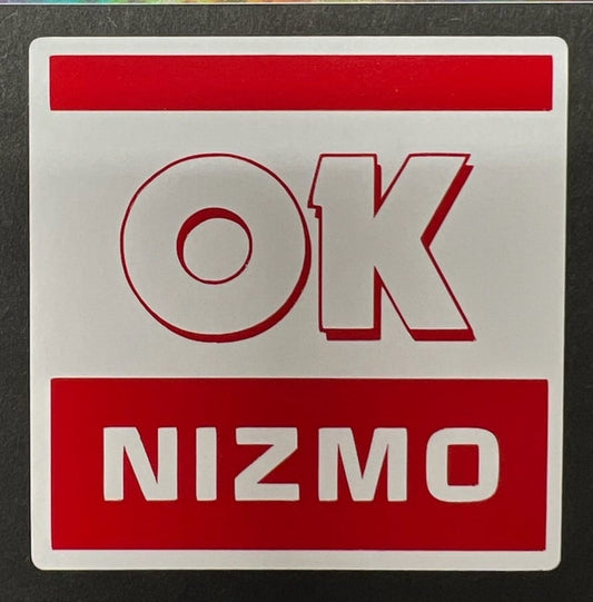 NizmoPartsプラグOK NIZMO検査用デカール