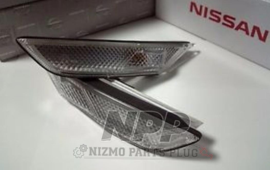 Nissan R35 GT-R JDM Clear Corner Marker Light Set