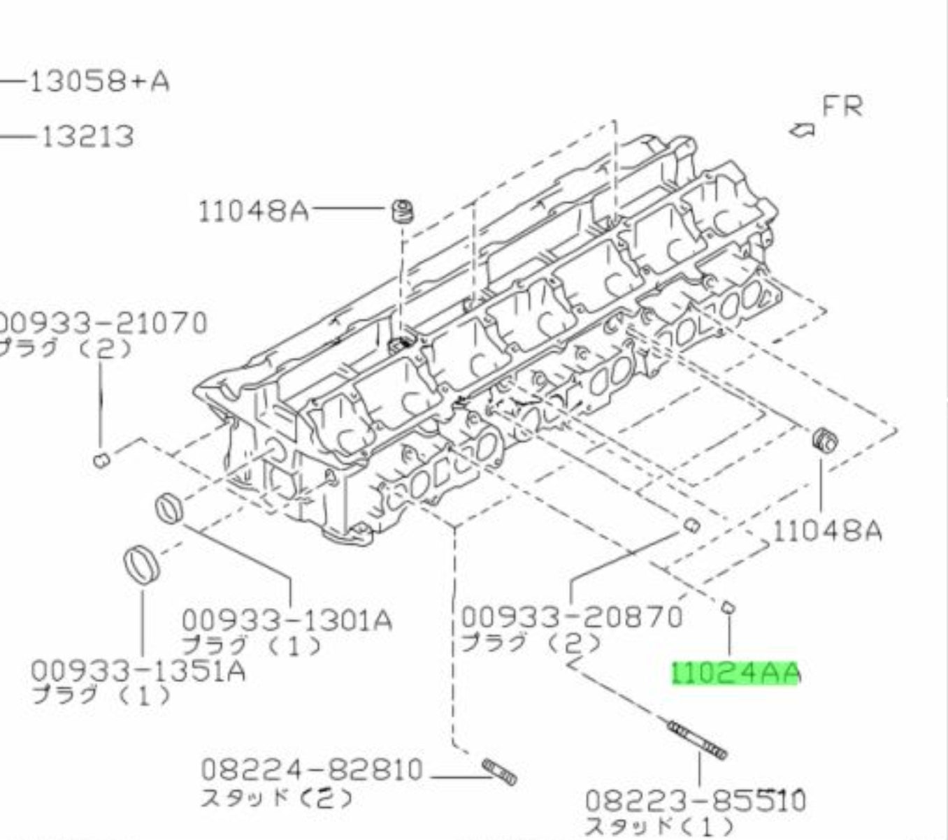 日産純正ダウエルピンインテークコネクタ