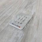 Nismo 5-Speed Manual Shift Pattern Brushed Emblem - NizmoPartsPlug