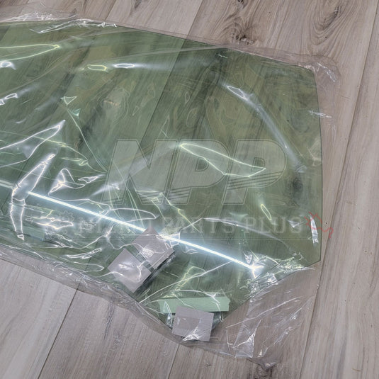 Nissan R34 Skyline Coupe Front Door Glass Assembly LH - NizmoPartsPlug