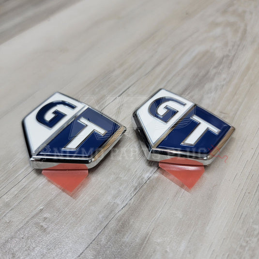 Nissan R34 Skyline GT Front Fender Emblem Set - NizmoPartsPlug