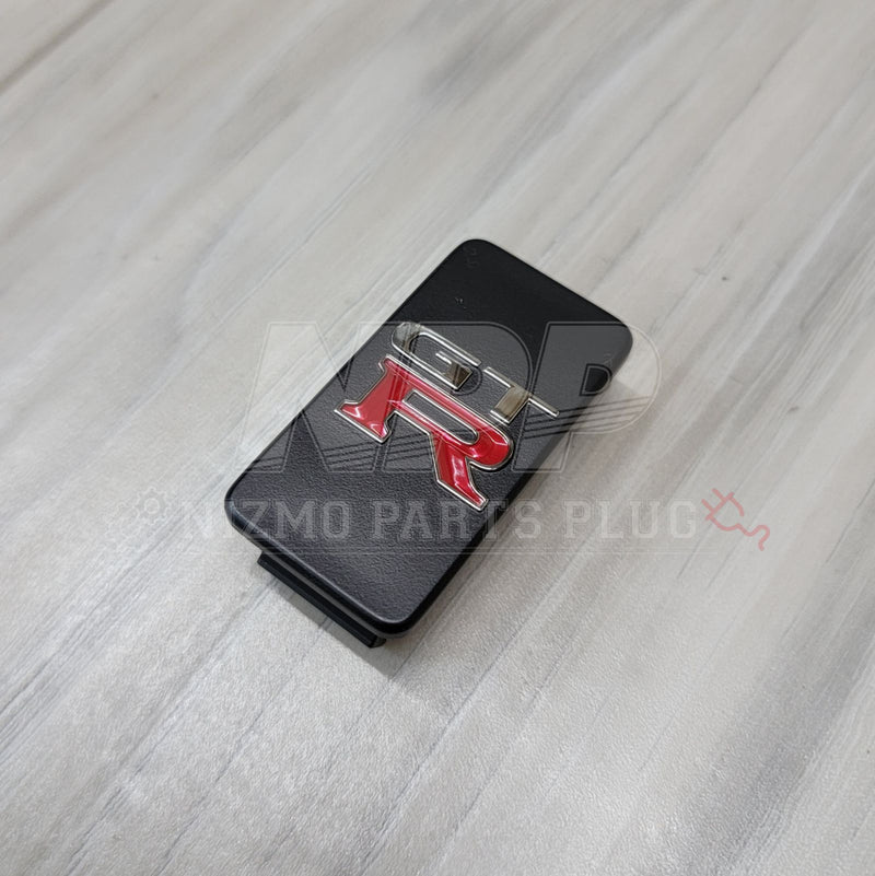 Cargue la imagen en el visor de la galería, Nissan R33 Skyline GTR Center Console Emblem Mask Pocket Cover - NizmoPartsPlug
