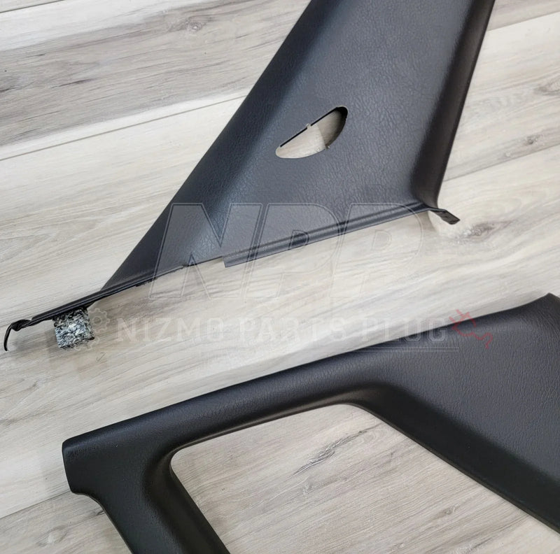 Load image into Gallery viewer, Nissan R32 Skyline Coupe Interior C-Pillar Finisher Set - NizmoPartsPlug

