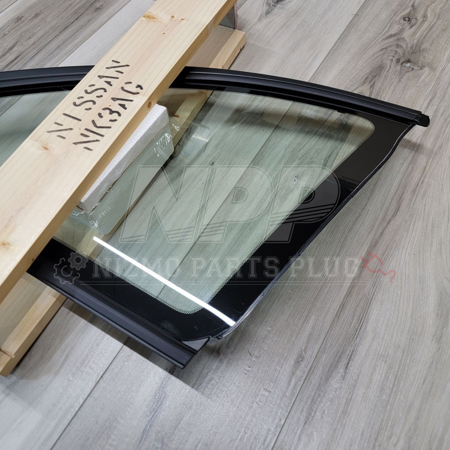 Nissan R33 Skyline Coupe RH Quarter Glass Assembly