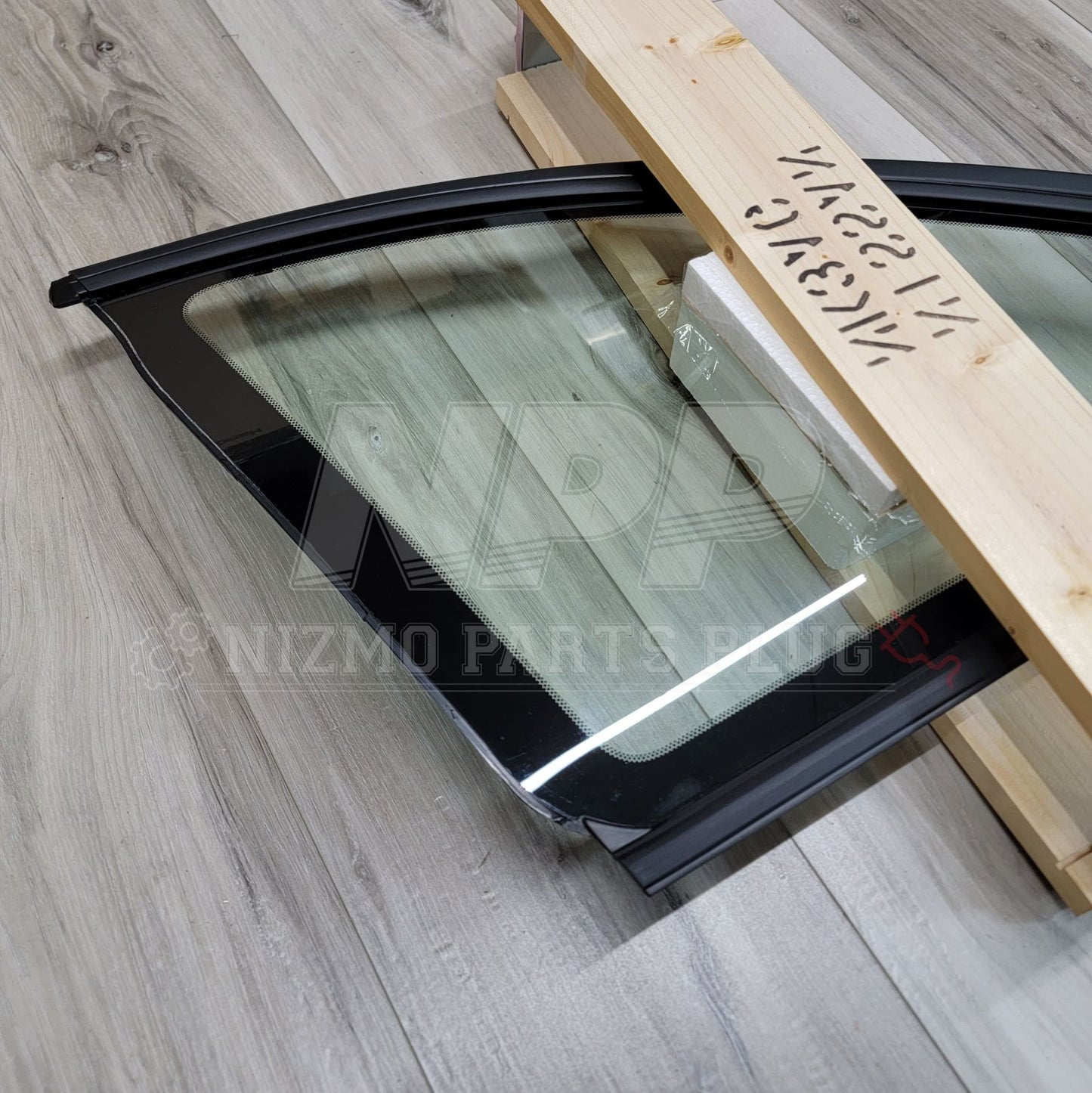 Nissan R33 Skyline Coupe LH Quarter Glass Assembly