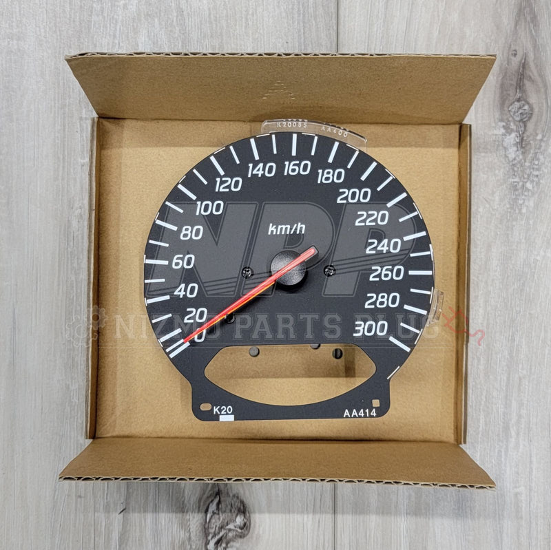 Load image into Gallery viewer, Nissan R34 Skyline GTR V-Spec II Nür 300 km/h Speedometer - NizmoPartsPlug
