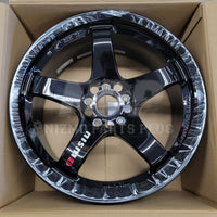 Nismo Omori Factory Spec Rays Engineering LMGT4 (4-Wheel Set) Black Gloss