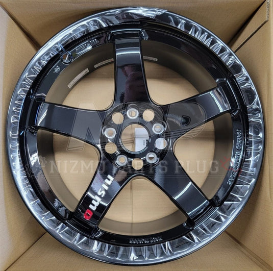 Nismo Omori Factory Spec Rays Engineering LMGT4 (4-Wheel Set) Black Gloss - NizmoPartsPlug