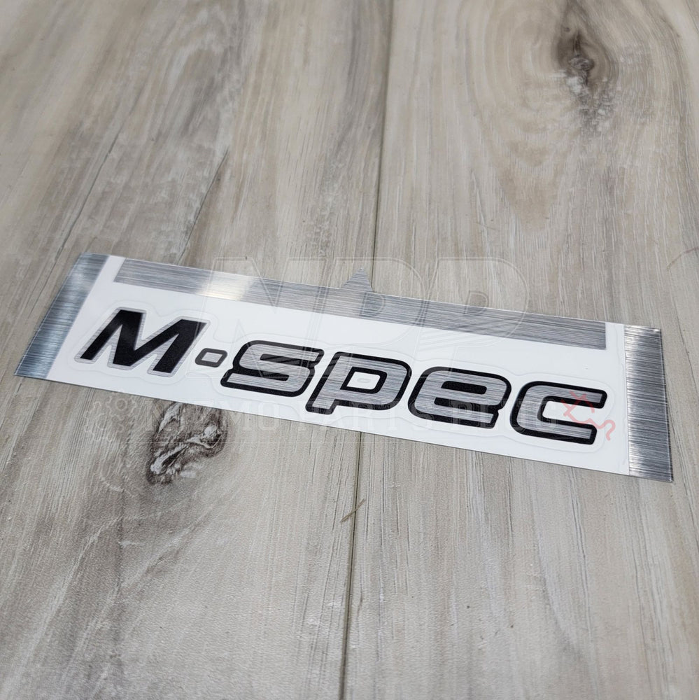 R34 Nissan Skyline GT-R M-Spec Emblem Trunk Decal - NizmoPartsPlug